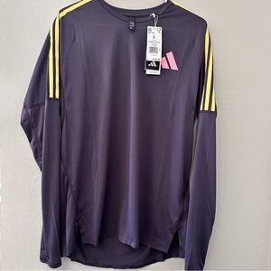 Men LARGE Adidas Adizero 2024 Pro Elite Promo Long Sleeves Running Shirt IN1133